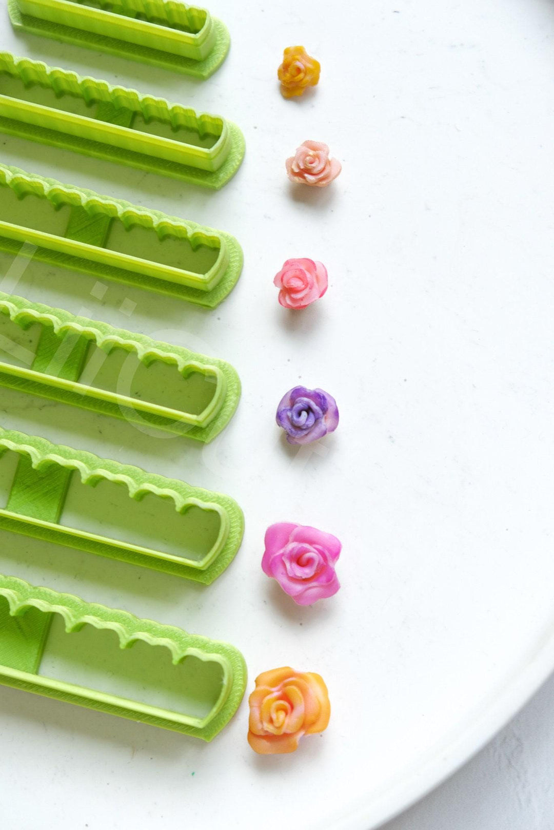 3D Flower making Cutters for roses: Rose Polymer Clay Tool, DIY Flower Clay Tool Cutters, Polymer clay tool, Earring making tool