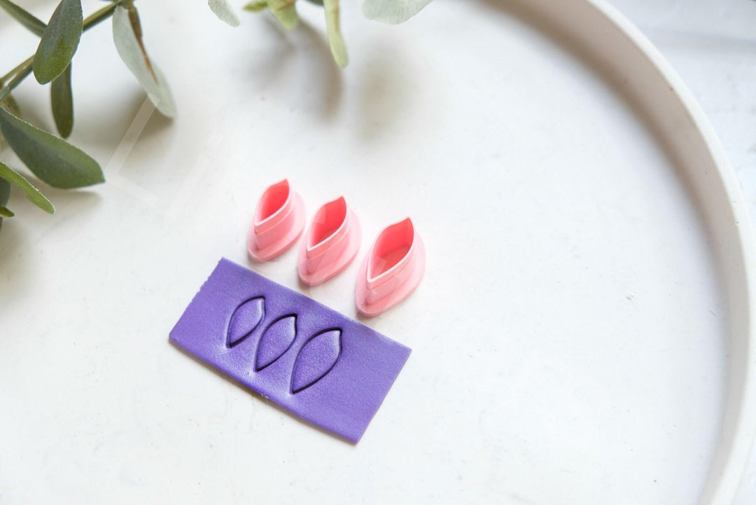 Flower Petal Polymer Clay Cutter Set: Mini & Micro Sizes