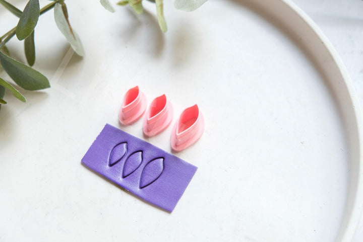 Flower Petal Polymer Clay Cutter Set: Mini & Micro Sizes