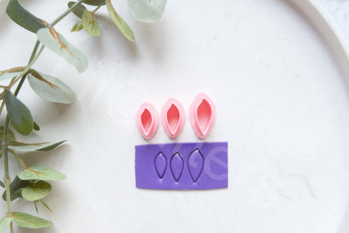 Flower Petal Polymer Clay Cutter Set: Mini & Micro Sizes