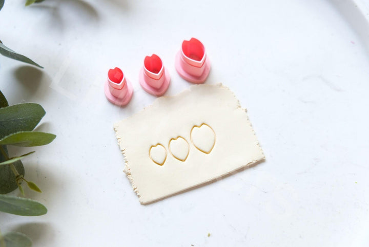 Flower Petal Polymer Clay Cutter Set: Mini Floral Earring Making Supplies