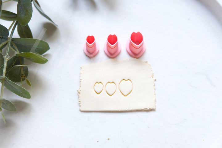 Flower Petal Polymer Clay Cutter Set: Mini Floral Earring Making Supplies