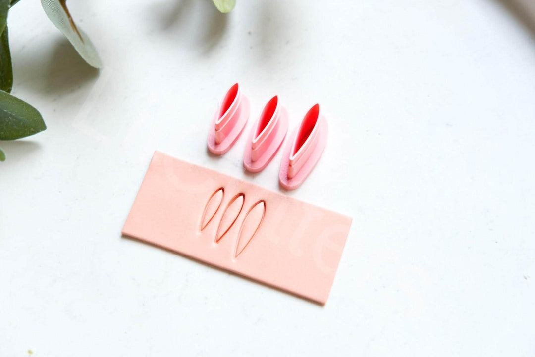 Flower Petal Polymer Clay Cutter Set: Mini Earring Making Supplies