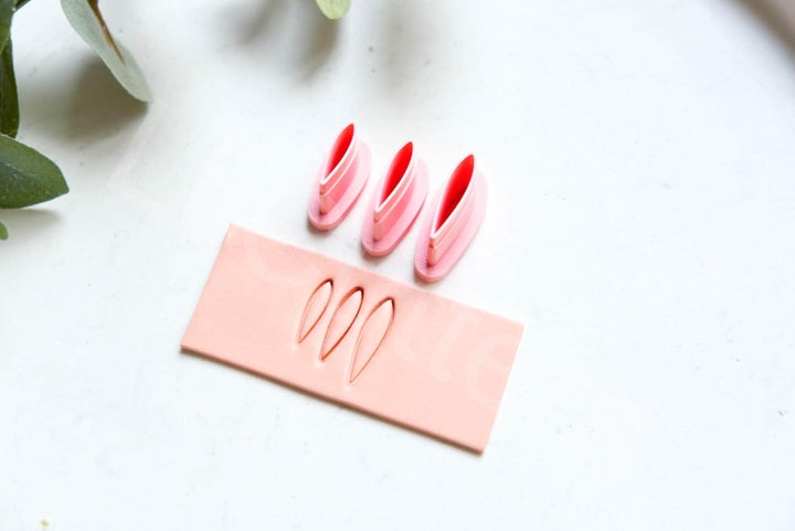 Flower Petal Polymer Clay Cutter Set: Mini Earring Making Supplies