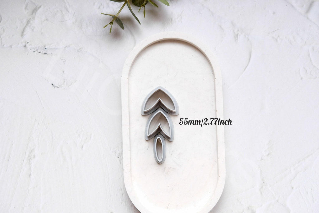 Flower Clay Cutter Set: Polymer Clay Earring & Hair Clip Tool