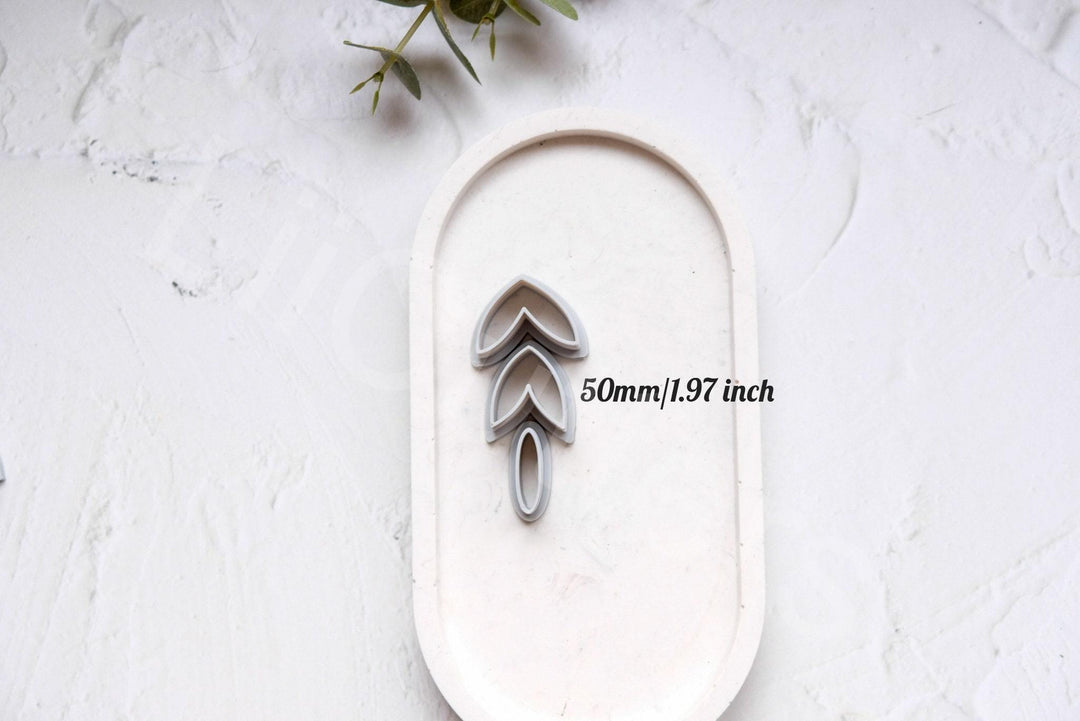 Flower Clay Cutter Set: Polymer Clay Earring & Hair Clip Tool