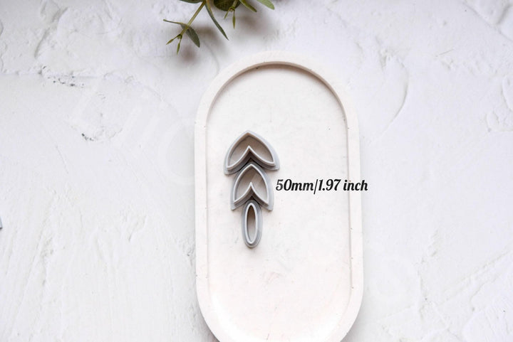 Flower Clay Cutter Set: Polymer Clay Earring & Hair Clip Tool