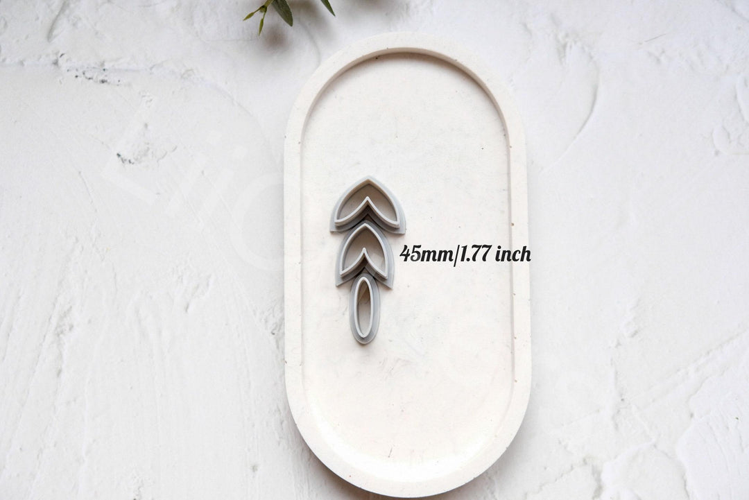 Flower Clay Cutter Set: Polymer Clay Earring & Hair Clip Tool