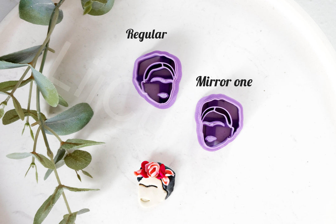 Frida Kahlo Polymer Clay Cutter Set | Art-Inspired Earring Shapes & Jewelry Making Tools