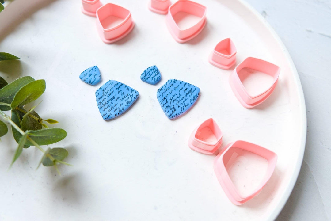Trapezoid Clay Cutter: Geometric Earring Making Tool