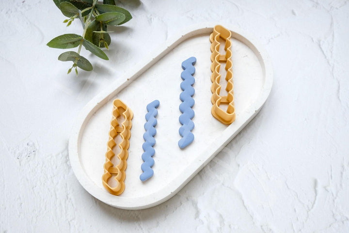 Hair Barrette Polymer Clay Cutter: 3D Printed Clay Tools