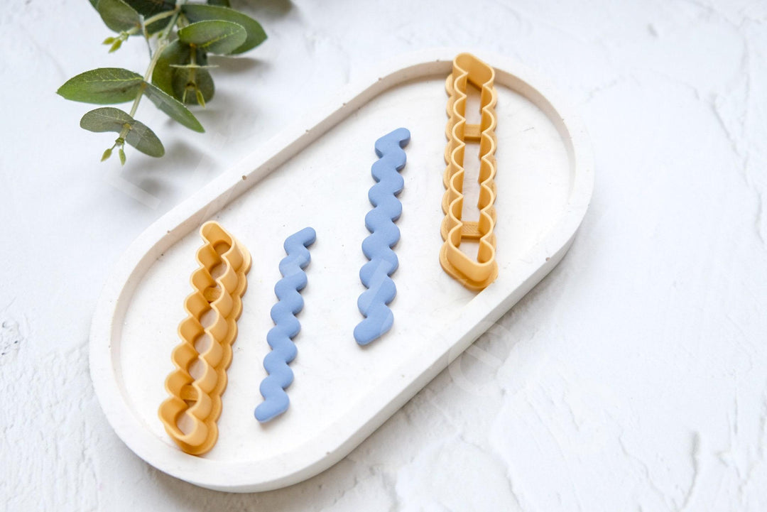Hair Barrette Polymer Clay Cutter: 3D Printed Clay Tools