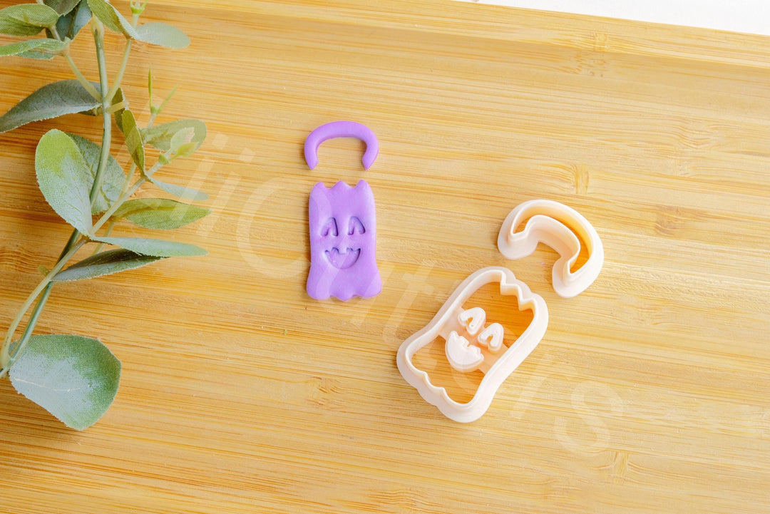 Halloween Ghost Polymer Clay Cutter Set: Mickey Inspired, 3D Printed