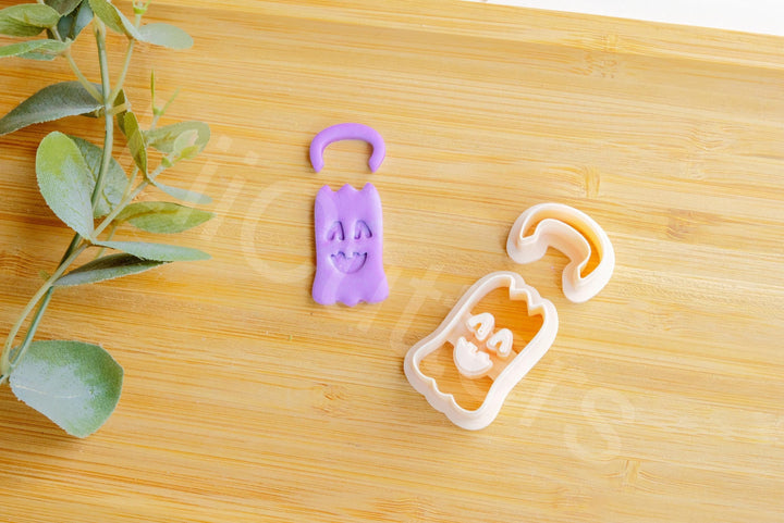 Halloween Ghost Polymer Clay Cutter Set: Mickey Inspired, 3D Printed