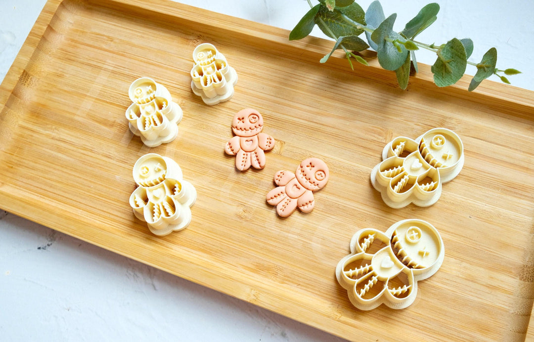 Halloween Voodoo Doll Clay Cutters: Spooky Earring Making Tool