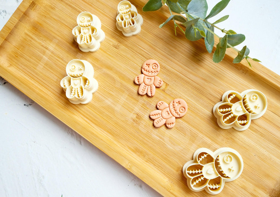 Halloween Voodoo Doll Clay Cutters: Spooky Earring Making Tool