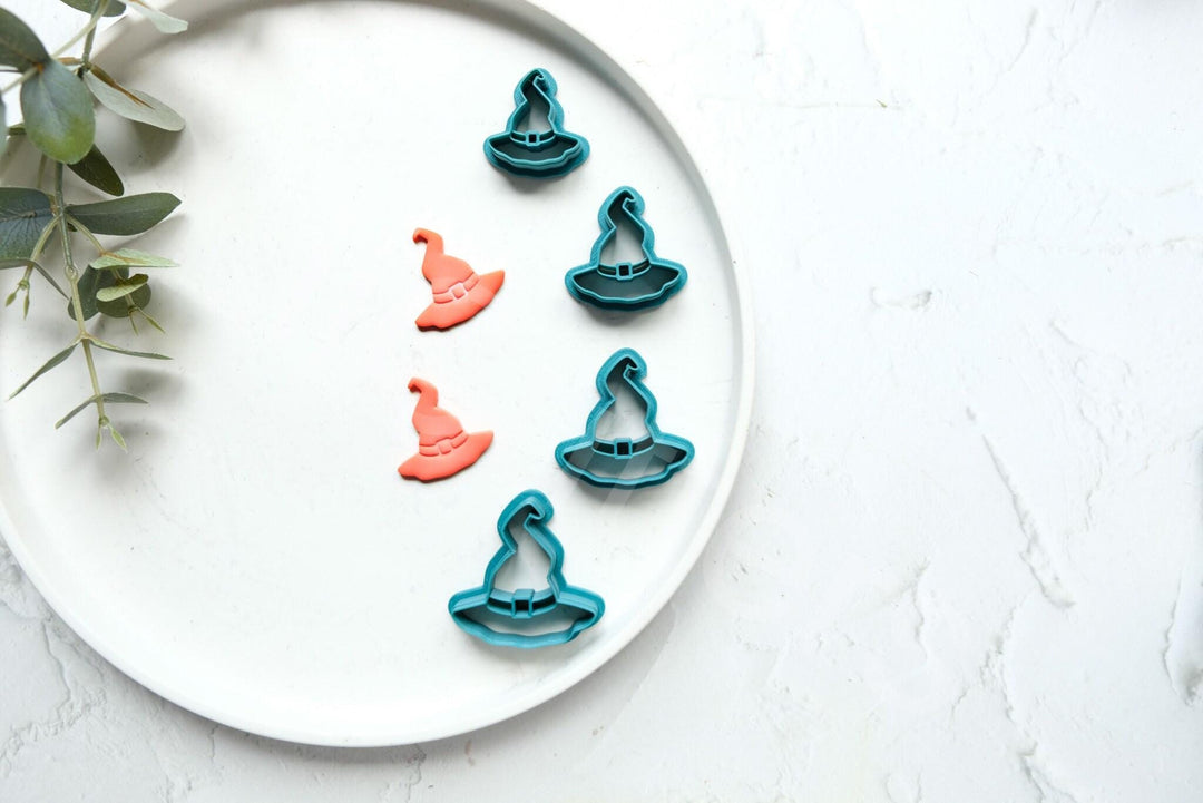 Witch Hat Clay Cutter Set: Halloween Spooky Earring Cutters