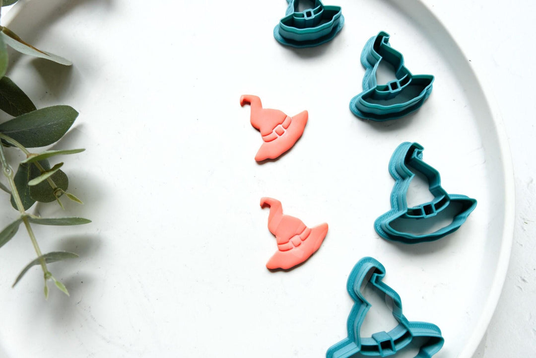 Witch Hat Clay Cutter Set: Halloween Spooky Earring Cutters