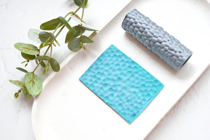 Hammered Texture Clay Roller: Polymer Clay Pattern Metal hammered pattern, Seamless Pattern