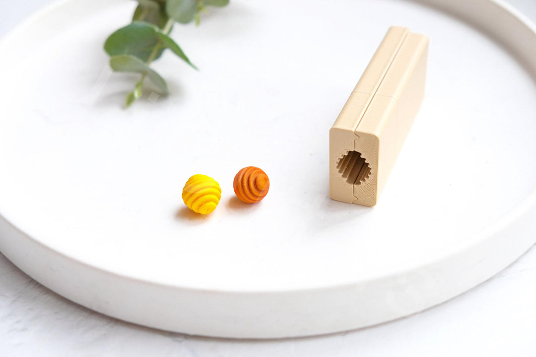 Hive Bead Polymer Clay Roller: Bee House Earring Making Tool