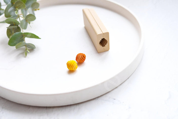Hive Bead Polymer Clay Roller: Bee House Earring Making Tool
