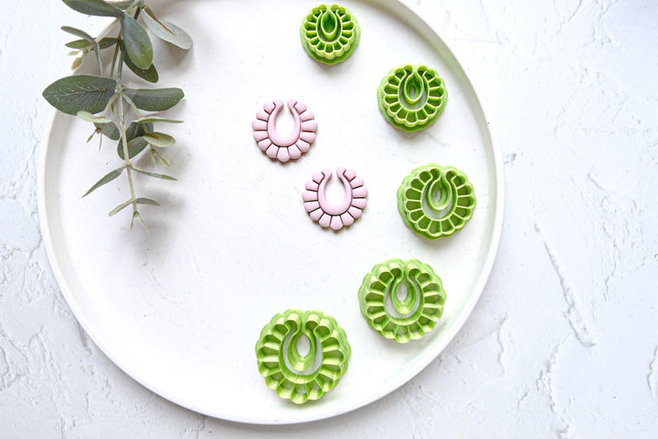 Boho Flower Hoop Clay Cutters: Polymer Clay Earring DIY