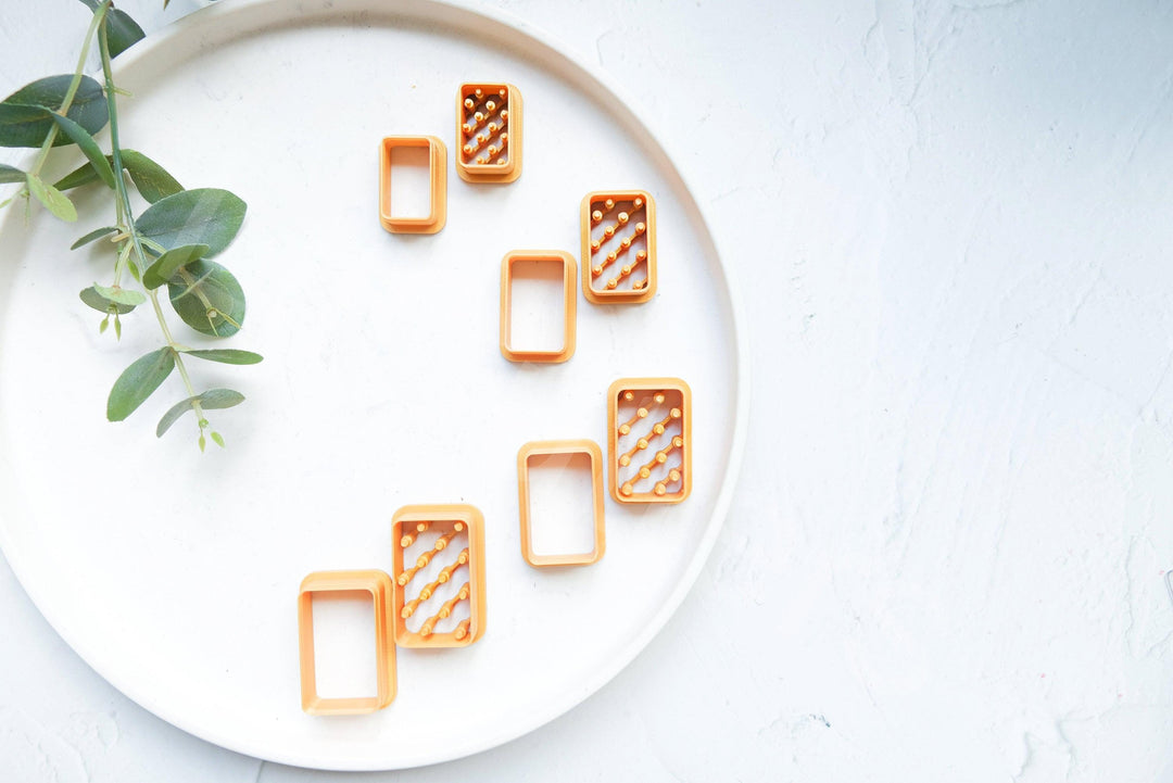 Ice Cream Sandwich Cookie Cutter: Polymer Clay Earrings (2pc Set)