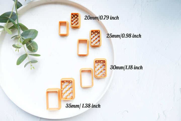 Ice Cream Sandwich Cookie Cutter: Polymer Clay Earrings (2pc Set)