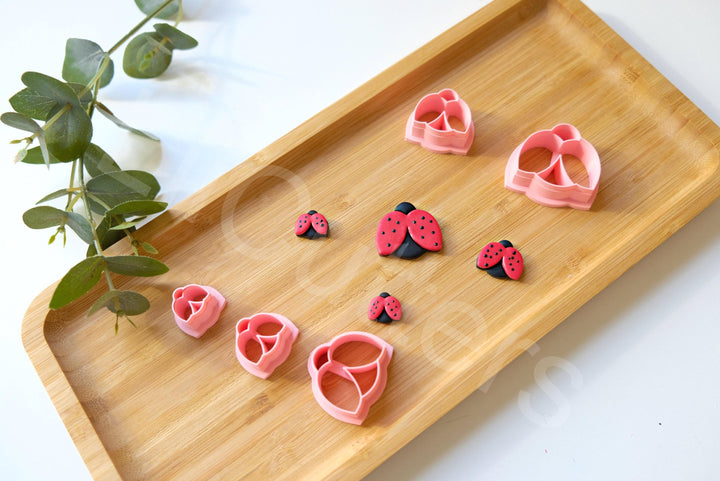 Lady Bug Polymer Clay Cutter: Earring Making Tool