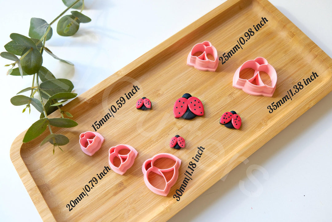 Lady Bug Polymer Clay Cutter: Earring Making Tool