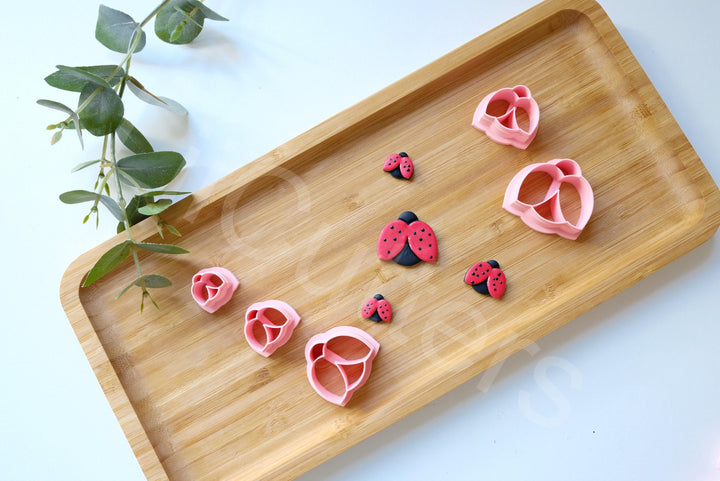 Lady Bug Polymer Clay Cutter: Earring Making Tool