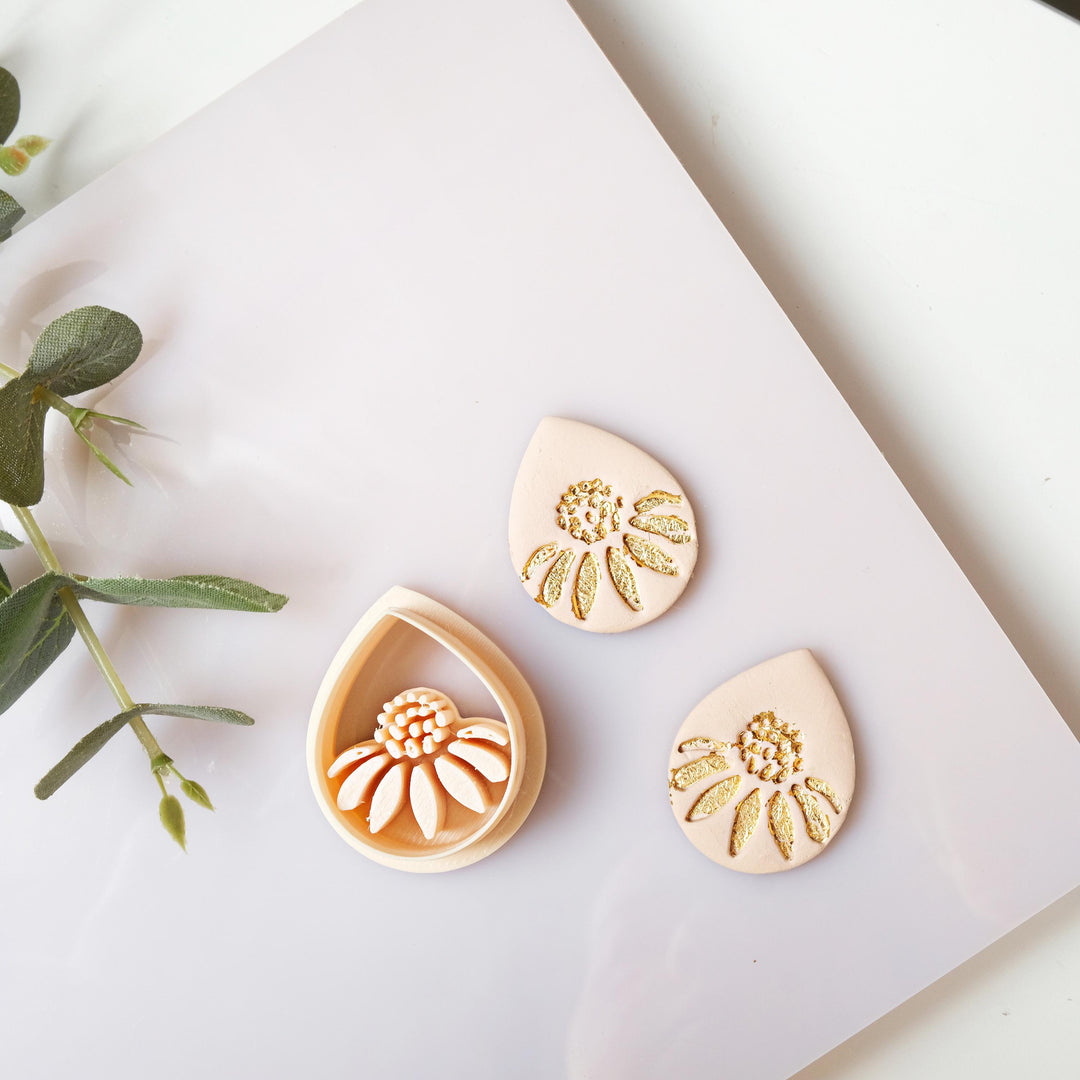 Daisy Polymer Clay Cutter: Floral Earring Jewelry Tool