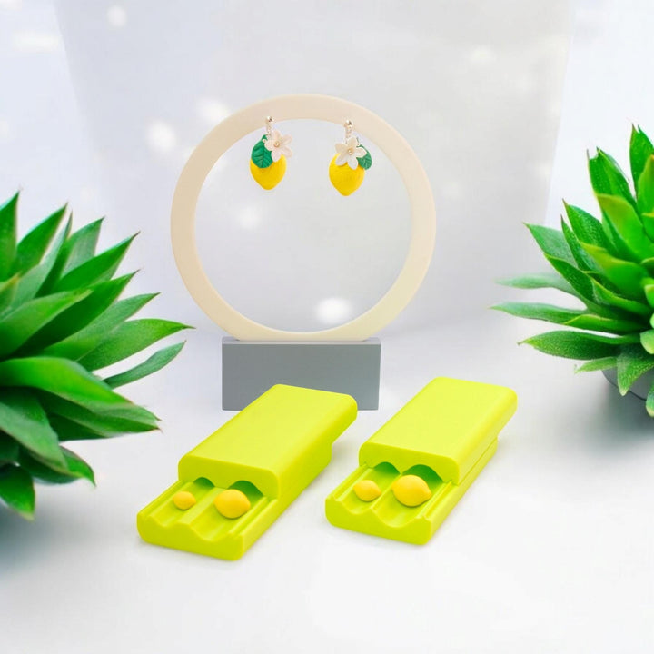 Lemon Bead Roller for Polymer Clay: Fruit Earring Making Tool