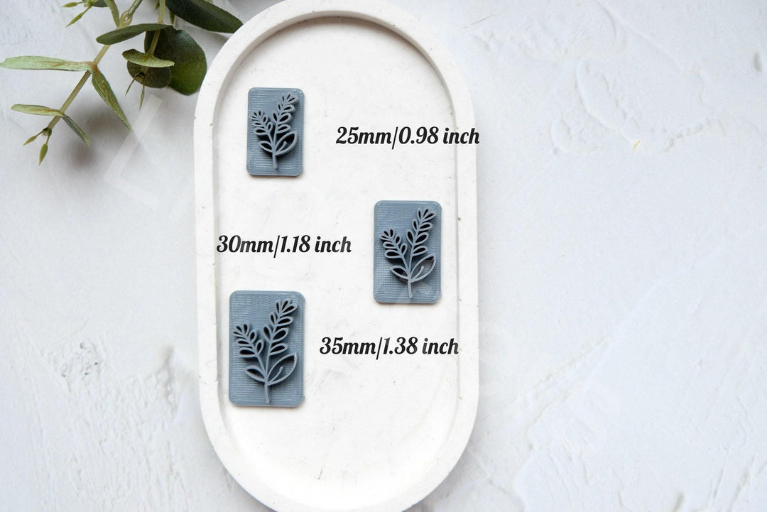 Floral Clay Stamp Set: Texture Impression Tool, Earring Making
