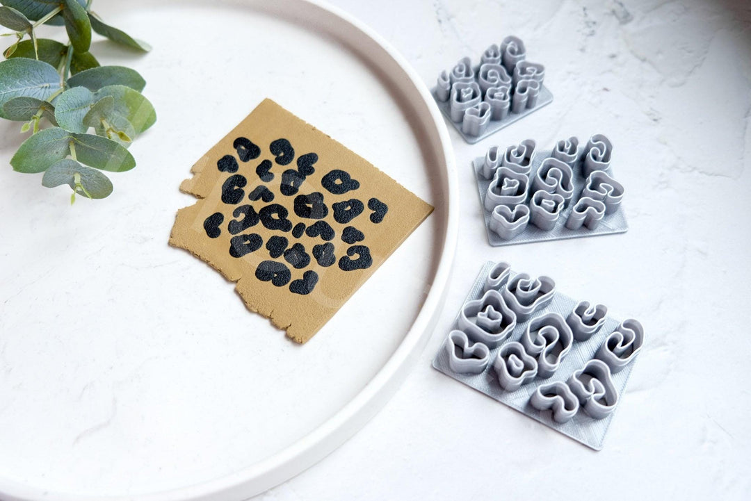 Leopard Print Polymer Clay Cutter | Animal Pattern Earring Shapes & Jewelry Making Tools