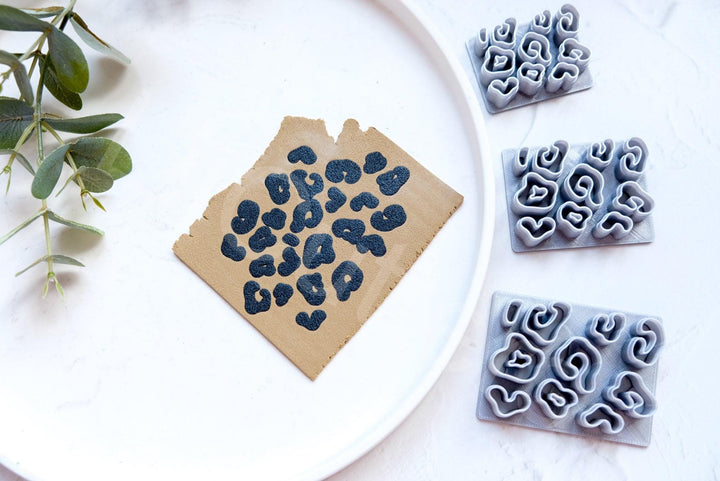 Leopard Print Polymer Clay Cutter | Animal Pattern Earring Shapes & Jewelry Making Tools