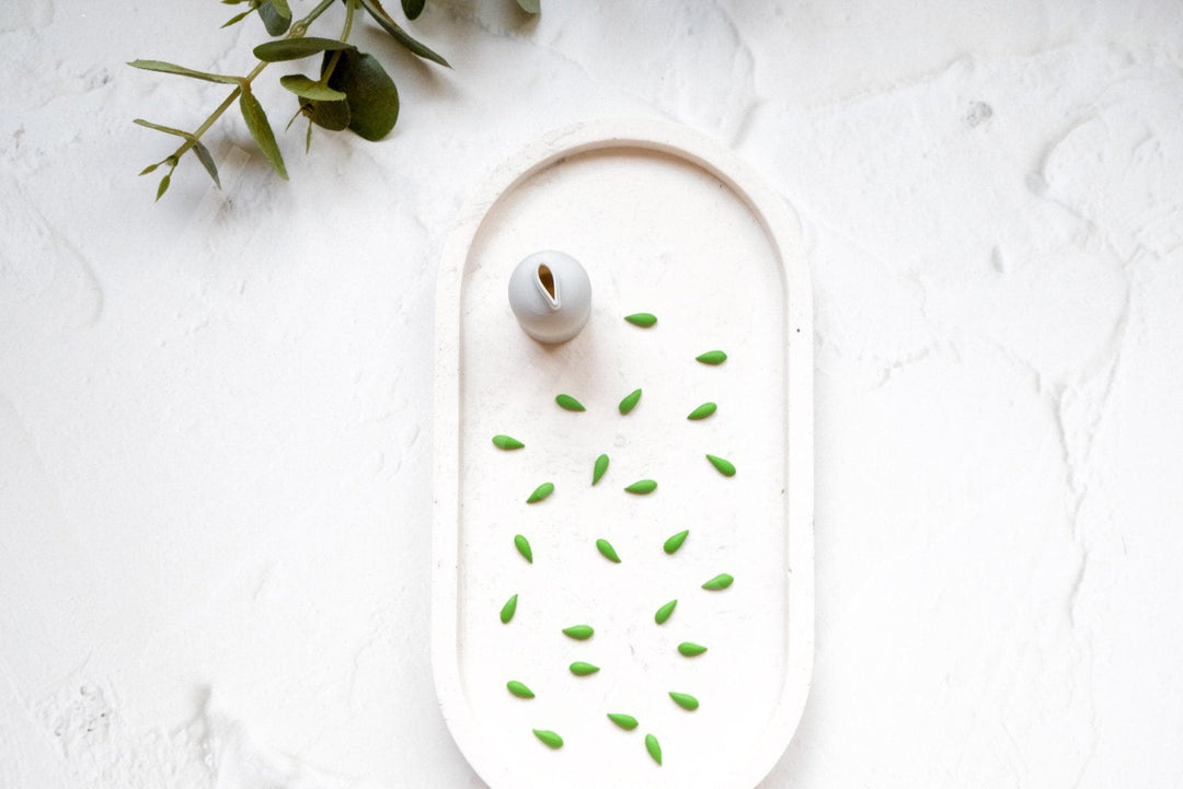 Leaf Polymer Clay Cutter Set: Micro Earring Making Tools