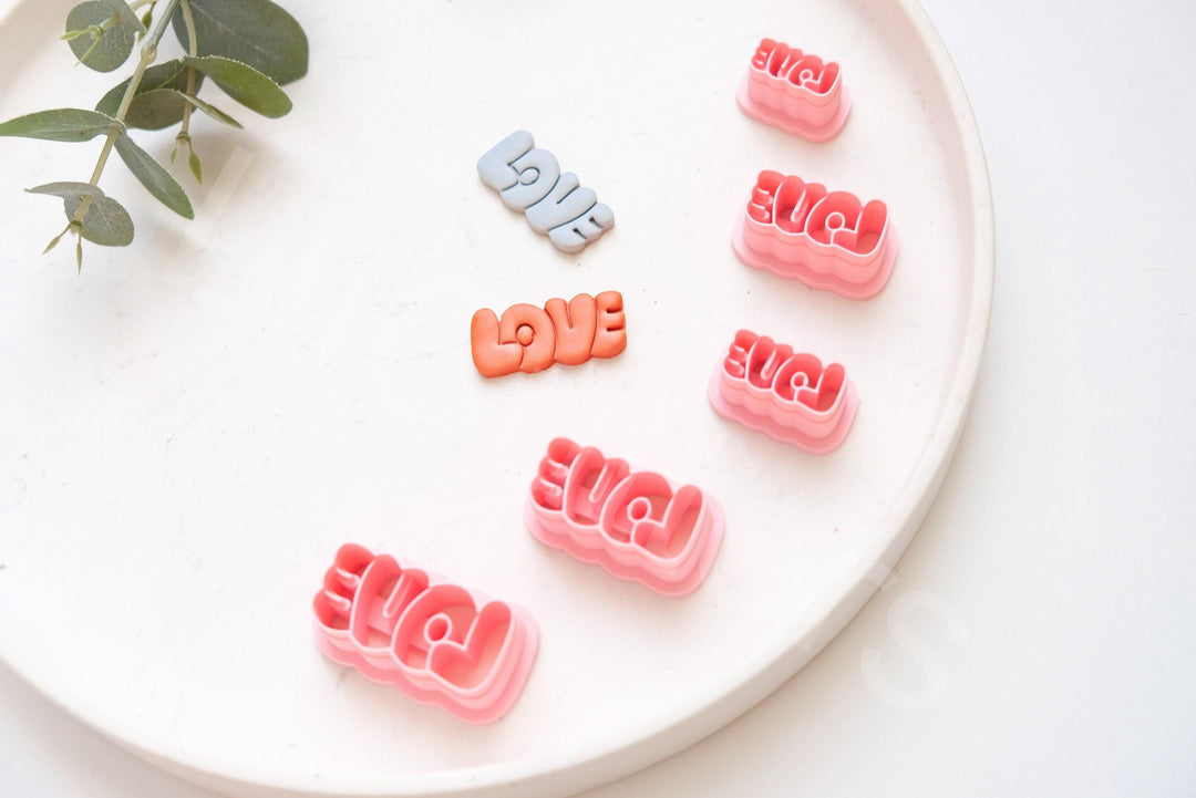 Love Polymer Clay Cutter: Valentine Earring Tool