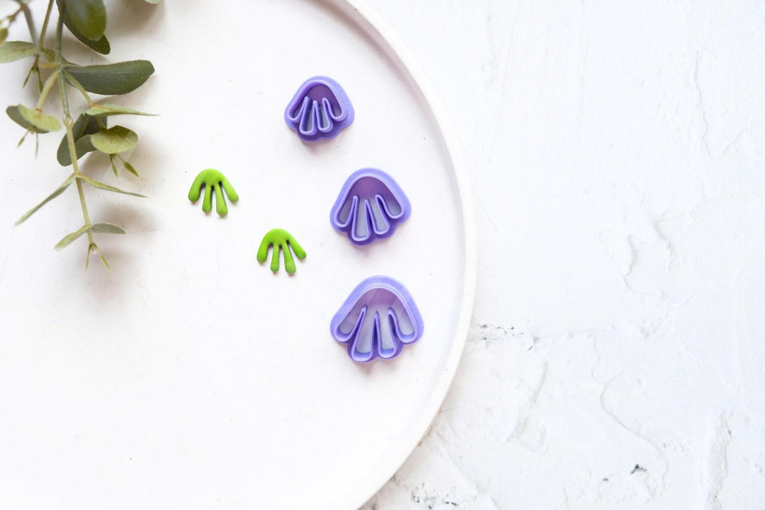 Plant Polymer Clay Cutter – Matisse Style Clay Cutter for Earrings, Botanical Jewelry Making Tool, 3D Printed Mini Clay Cutter