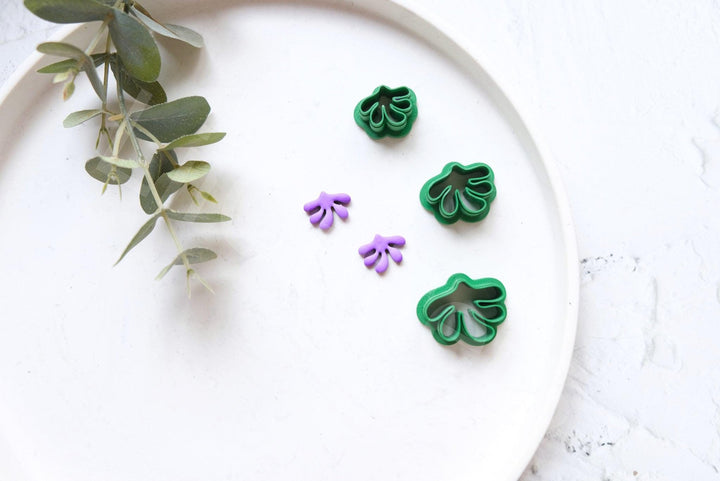 Matisse Succulent Polymer Clay Cutter: Botanical Print, Earring Tool
