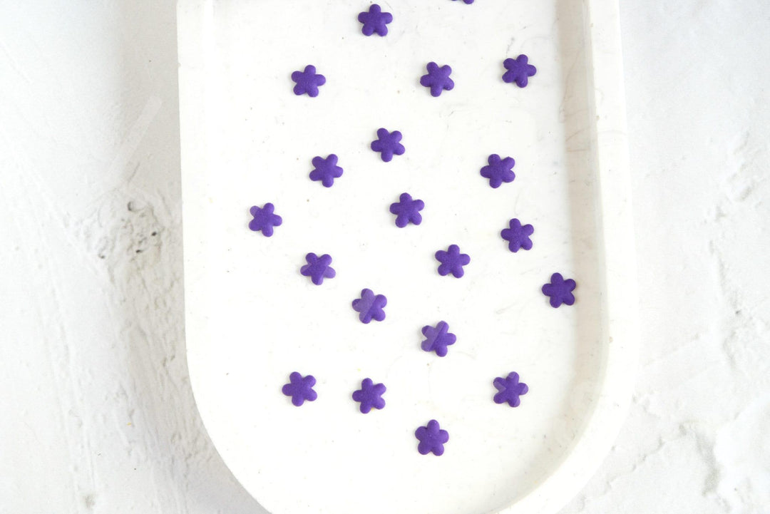 Micro 5 Petal Flower Clay Cutter Set: Earring Making Tools