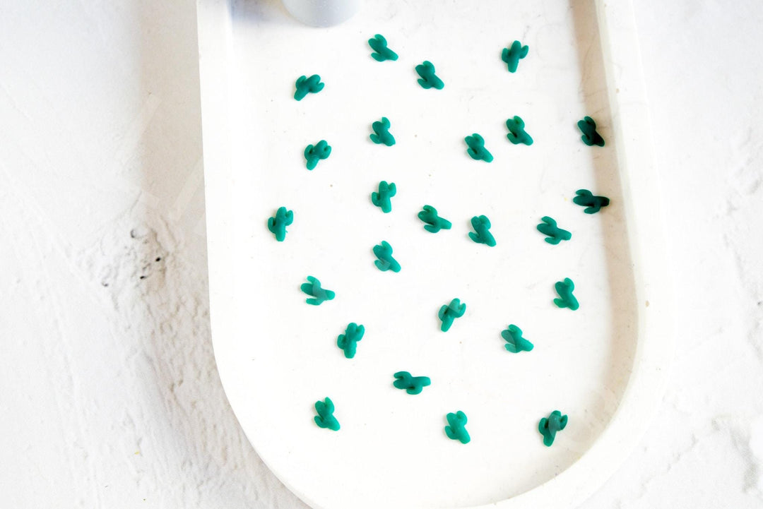 Micro Cactus Polymer Clay Cutter Set: Earring Making Tools
