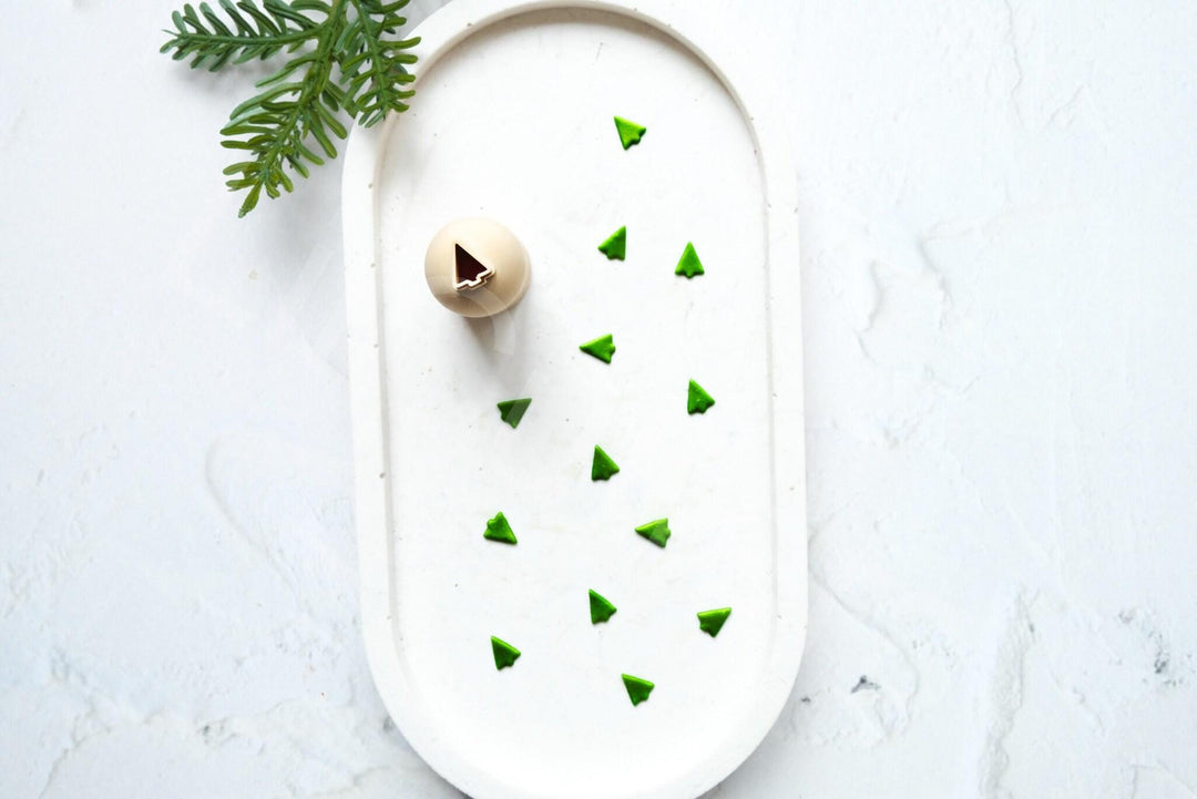 Mini Christmas Tree Clay Cutter: Polymer Clay Earring Tool