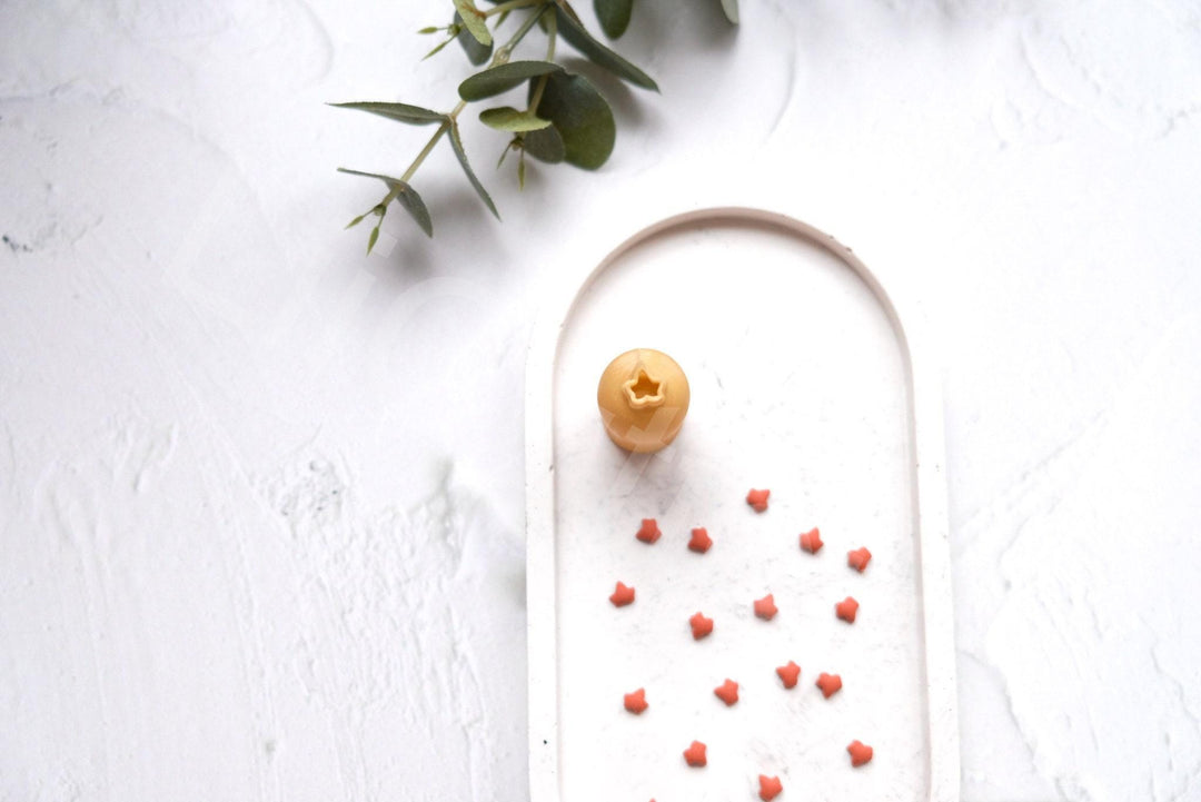 Micro Ivy Leaf Clay Cutter Set: Polymer Clay Earring Tools