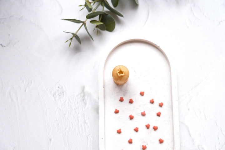 Micro Ivy Leaf Clay Cutter Set: Polymer Clay Earring Tools