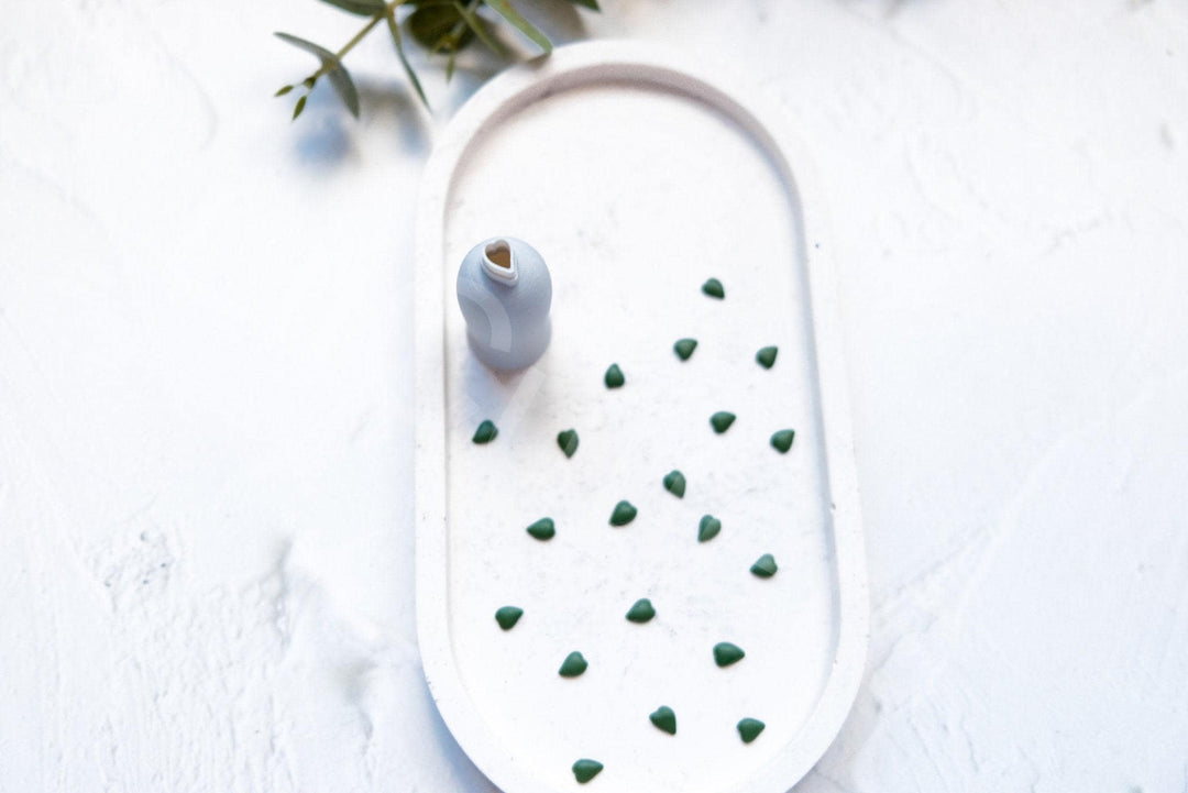 Micro Leaf Polymer Clay Cutter Set: Earring Making Tools
