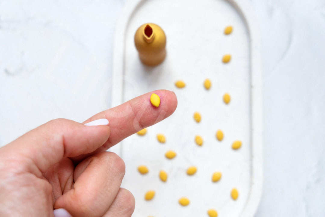 Micro Lemon Clay Cutter: Polymer Clay Earring Tool (8mm)