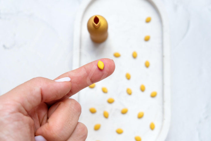 Micro Lemon Clay Cutter: Polymer Clay Earring Tool (8mm)