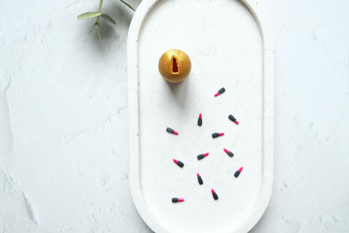 Micro Lipstick Polymer Clay Cutter: 9mm Earring Making Tool