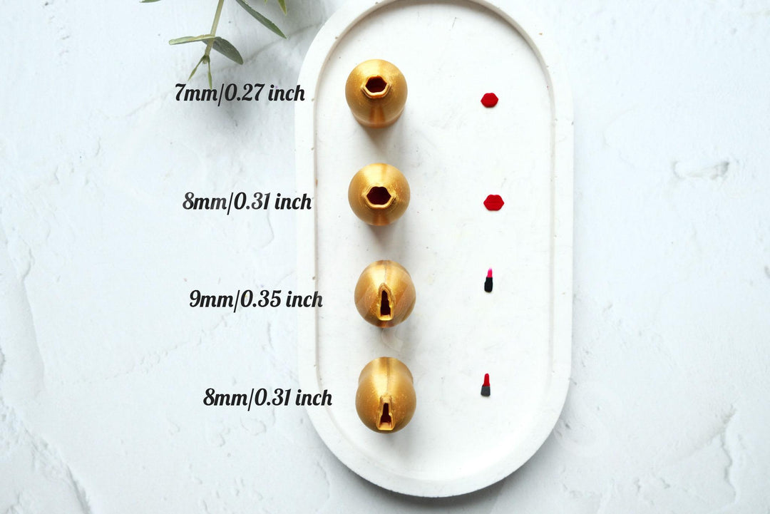 Micro Lipstick Polymer Clay Cutter: 9mm Earring Making Tool